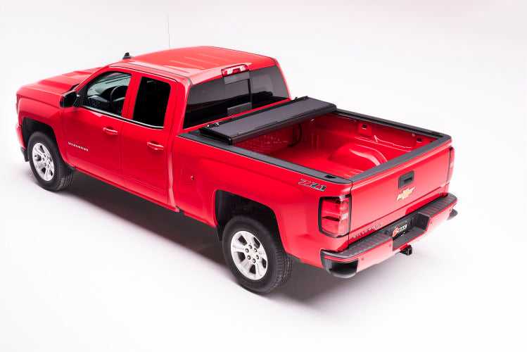 BAK Industries, BAK BAKFlip MX4 Matte Finish Truck Bed Cover GM Sierra Chevy Silverado w/ 5'8" Bed (68.0") (2019-2021) Tonneau 448130