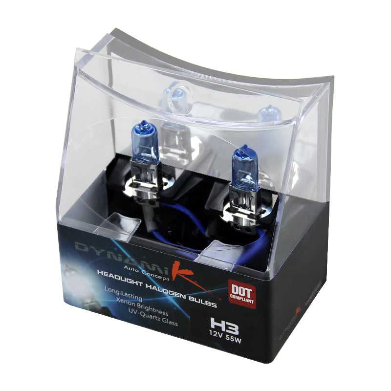 Redline360, H3 Halogen Headlight Bulbs (Pair) 4200k - 12V 55W