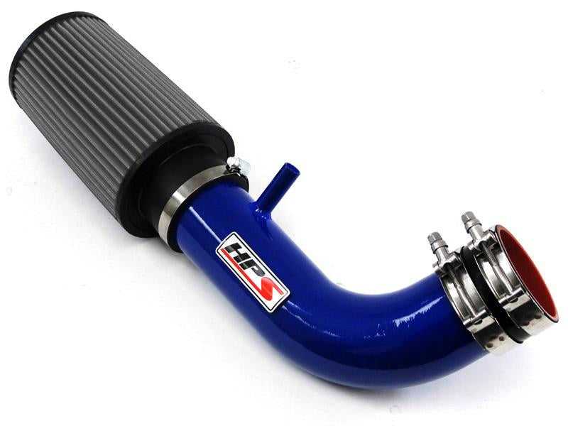 HPS, HPS Short Ram Air Intake Jeep Wrangler 3.8L V6 (2007-2011) Blue / Polished / Red / Black