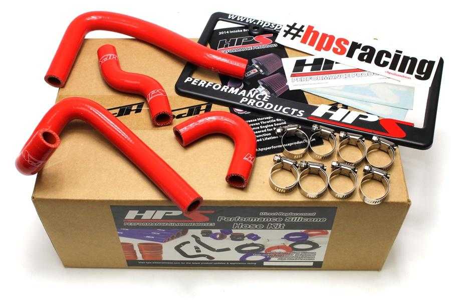 HPS, HPS Silicone Heater Hoses Mazda RX7 FD3S (93-95) Red / Blue / Black