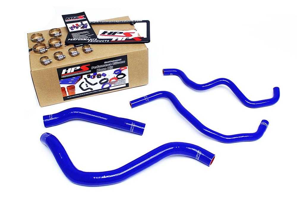 HPS, HPS Silicone Radiator + Heater Hoses Acura TSX 3.5L V6 LHD (10-14) Red / Blue / Black