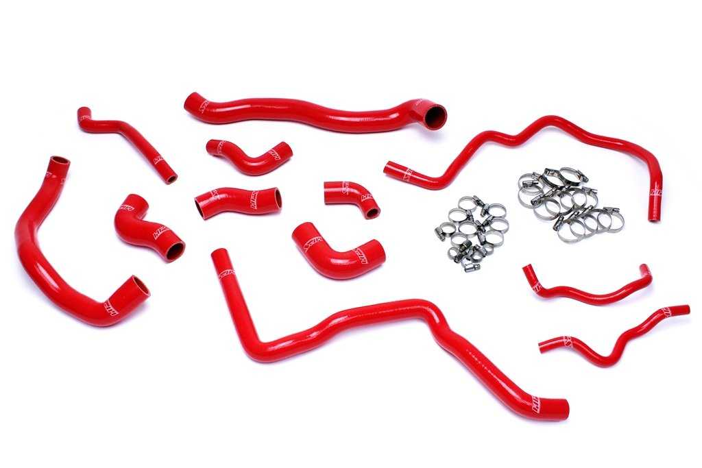 HPS, HPS Silicone Radiator + Heater Hoses Audi A3 2.0T Turbo FSI LHD (06-08) Red / Blue / Black