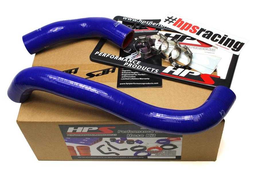 HPS, HPS Silicone Radiator Hoses Mazda RX7 FC3S 1.3L NA Turbo (89-92) Red / Blue / Black