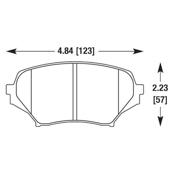 Hawk, Hawk HPS Brake Pads Mazda MX5 Miata Sports (06-15) Front or Rear