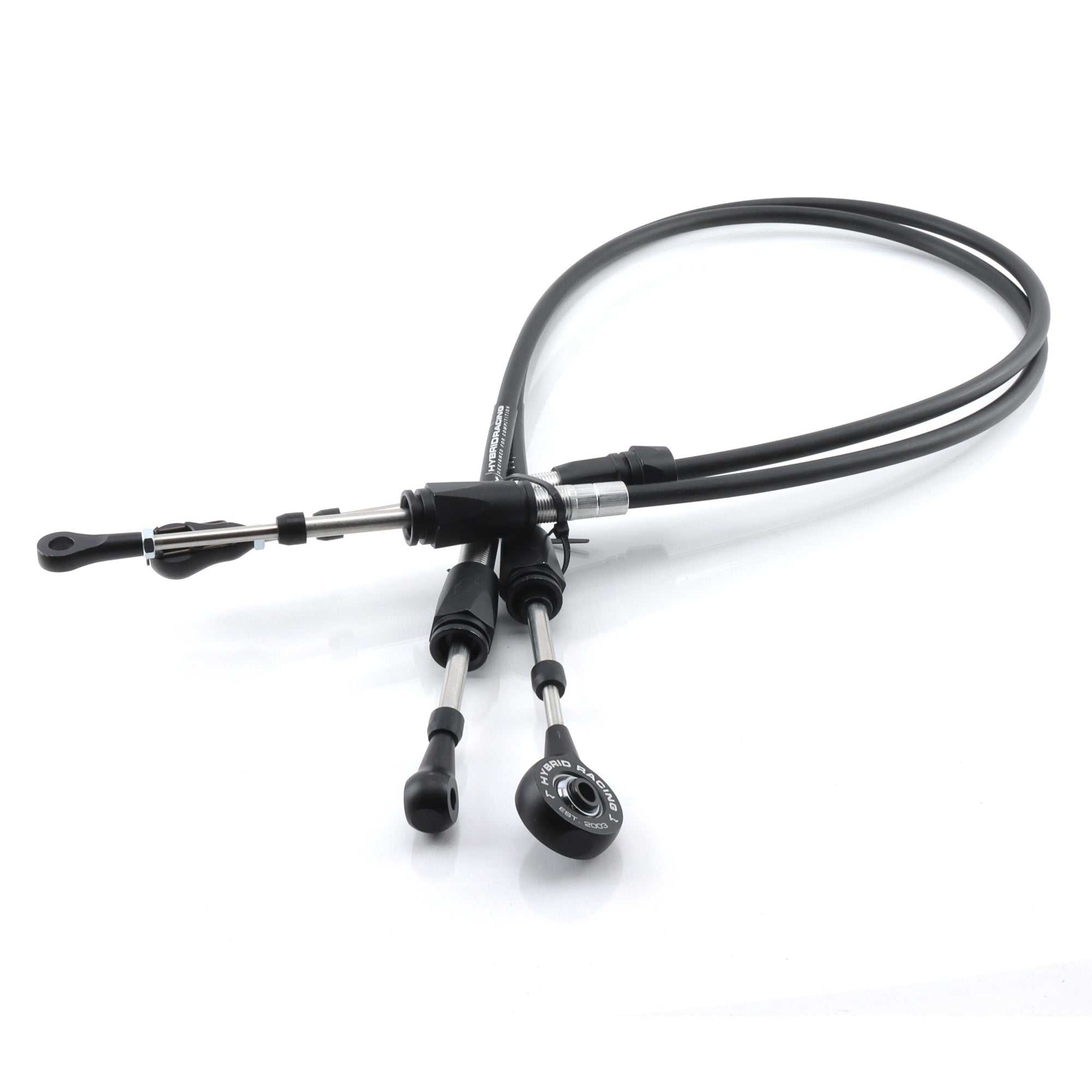 Hybrid Racing, Hybrid Racing Shifter Cables Honda Civic Si & Sport (17-21) w/ Spherical Bearings