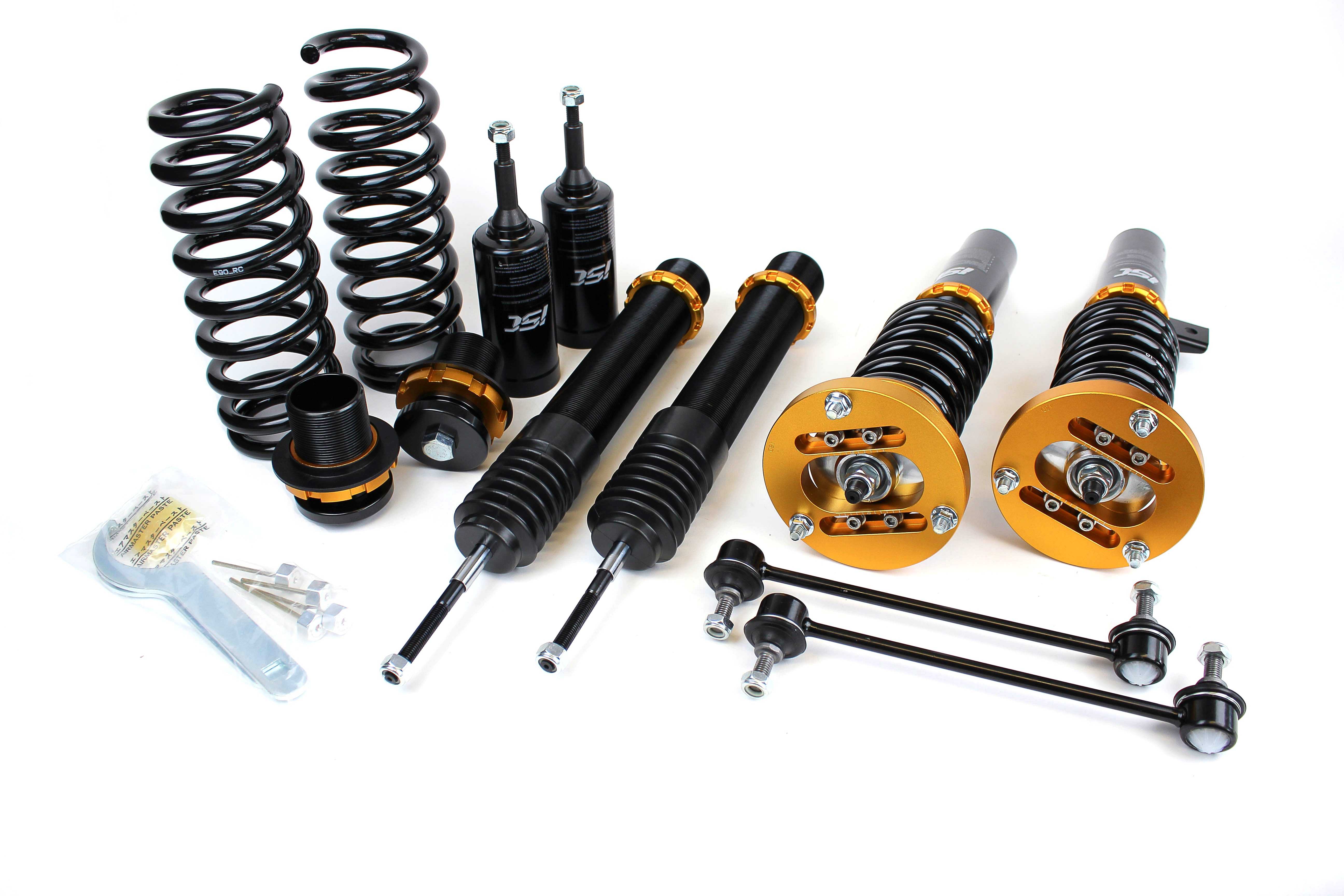 ISC Suspension, ISC N1 V2 Coilovers BMW 3 Series E90/E91/E92 (06-11) [xDrive or Non-xDrive] w/ Front Camber Plates - Street Sport or Track/Race