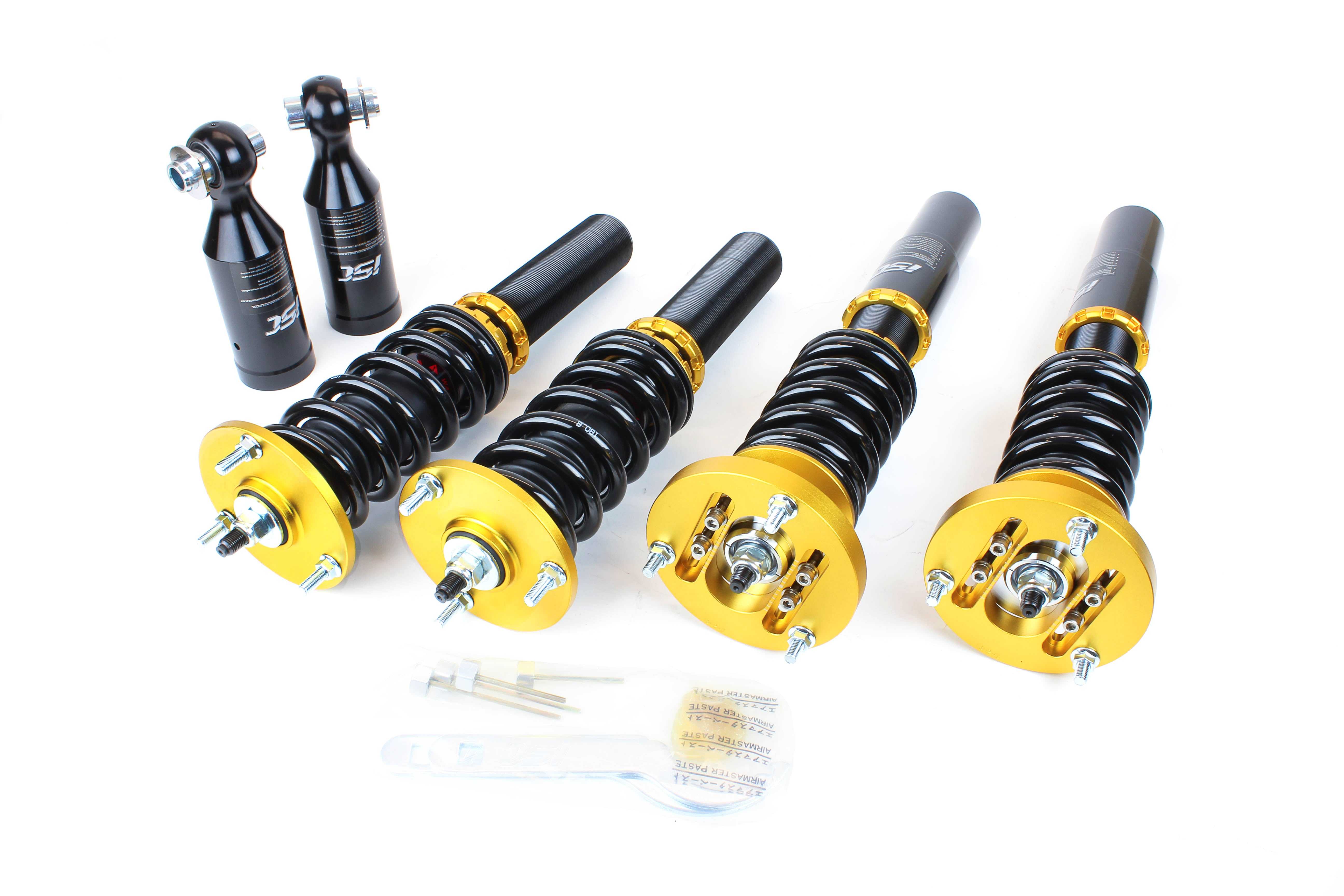 ISC Suspension, ISC N1 V2 Coilovers BMW 5 Series E60 (04-10) [xDrive or Non-xDrive] w/ Front Camber Plates - Street Sport or Track/Race