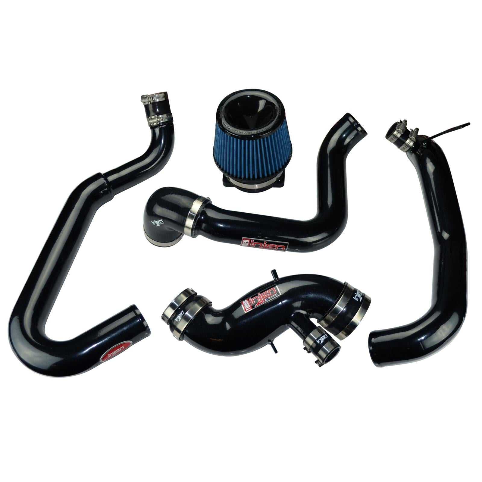 Injen, Injen Short Ram Intake Mitsubishi Lancer EVO 8/9 (03-07) CARB/Smog Legal w/ Intercooler Piping - Polished / Black