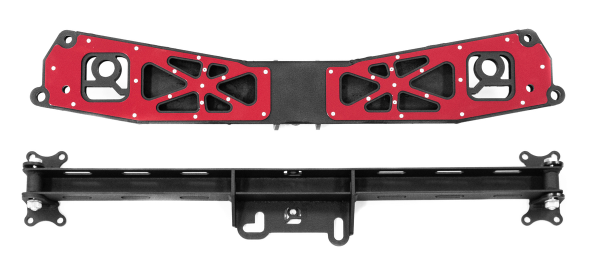 Innovative Mounts, Innovative AWD Rear Diff Mount Kit Civic EG (92-95) Integra DC (94-01) Black / Red