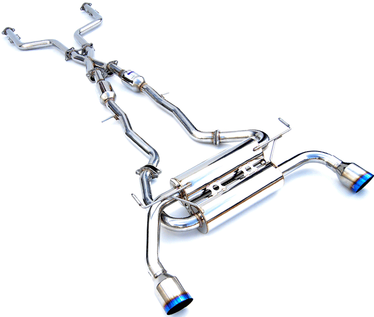 Invidia, Invidia Exhaust Infiniti Q50 RWD (14-21) Gemini Catback w/ Titanium or Polished Tips