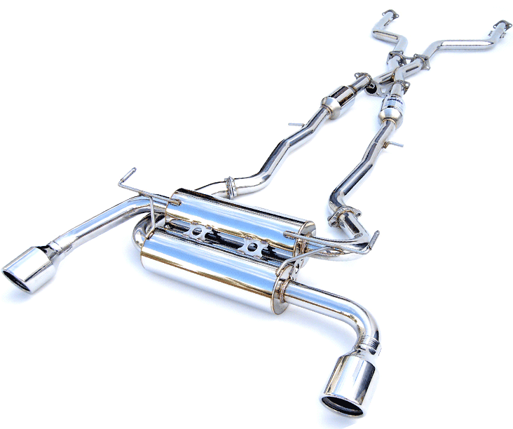 Invidia, Invidia Exhaust Infiniti Q50 RWD (14-21) Gemini Catback w/ Titanium or Polished Tips