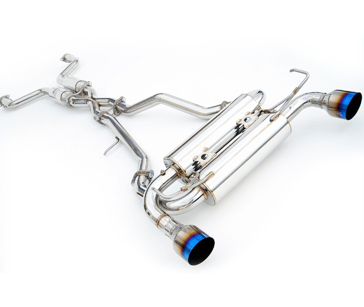 Invidia, Invidia Exhaust Nissan 350Z (03-08) Gemini Catback w/ Blue Titanium Tips