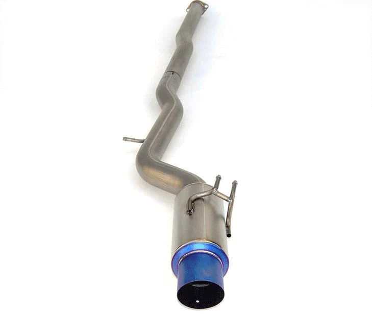 Invidia, Invidia Full Titanium Exhaust Mitsubishi Lancer EVO X 10 (08-15) Catback w/ Blue Burnt Tip