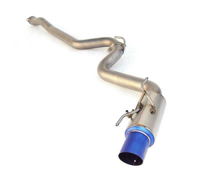 Invidia, Invidia Full Titanium Exhaust Subaru WRX & STi Sedan [Single Exit Blue Tip] (2015-2020) HS15SW4TRG