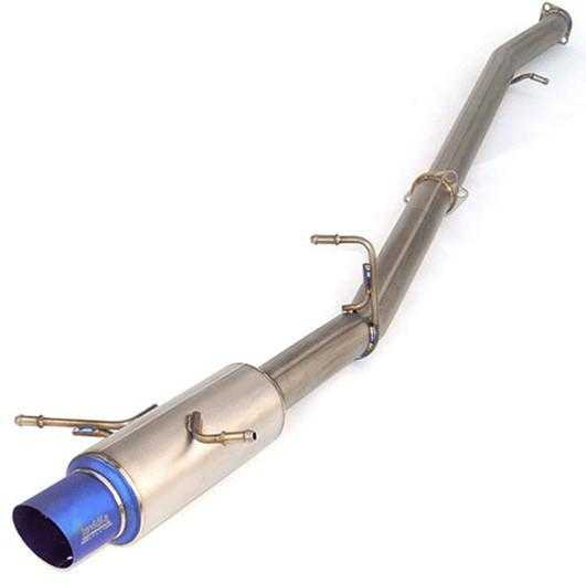 Invidia, Invidia Full Titanium Exhaust Subaru WRX / WRX STI (02-07) Catback w/ Blue Burnt Tip