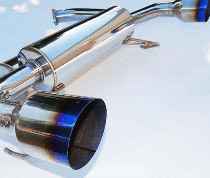 Invidia, Invidia Gemini Exhaust Infiniti G35 Coupe (03-06) Titanium Blue or Polished