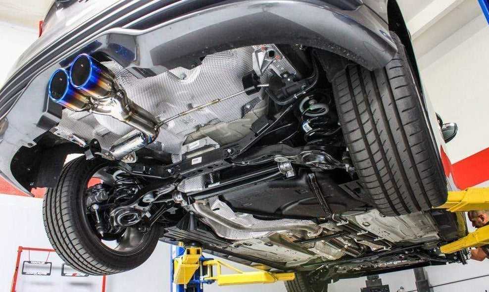 Invidia, Invidia N1 Exhaust Ford Focus ST (2013-2018) Catback w/ Titanium Blue Tips